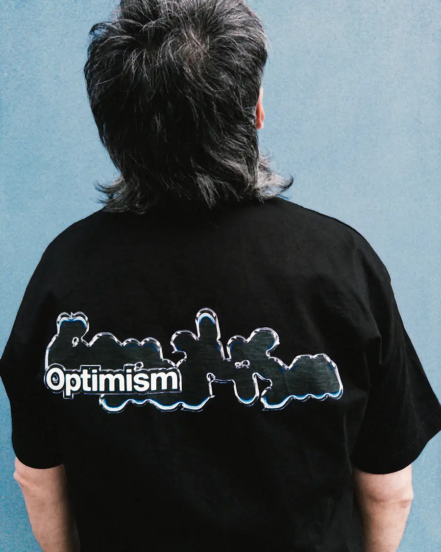 Optimism Tee — back print